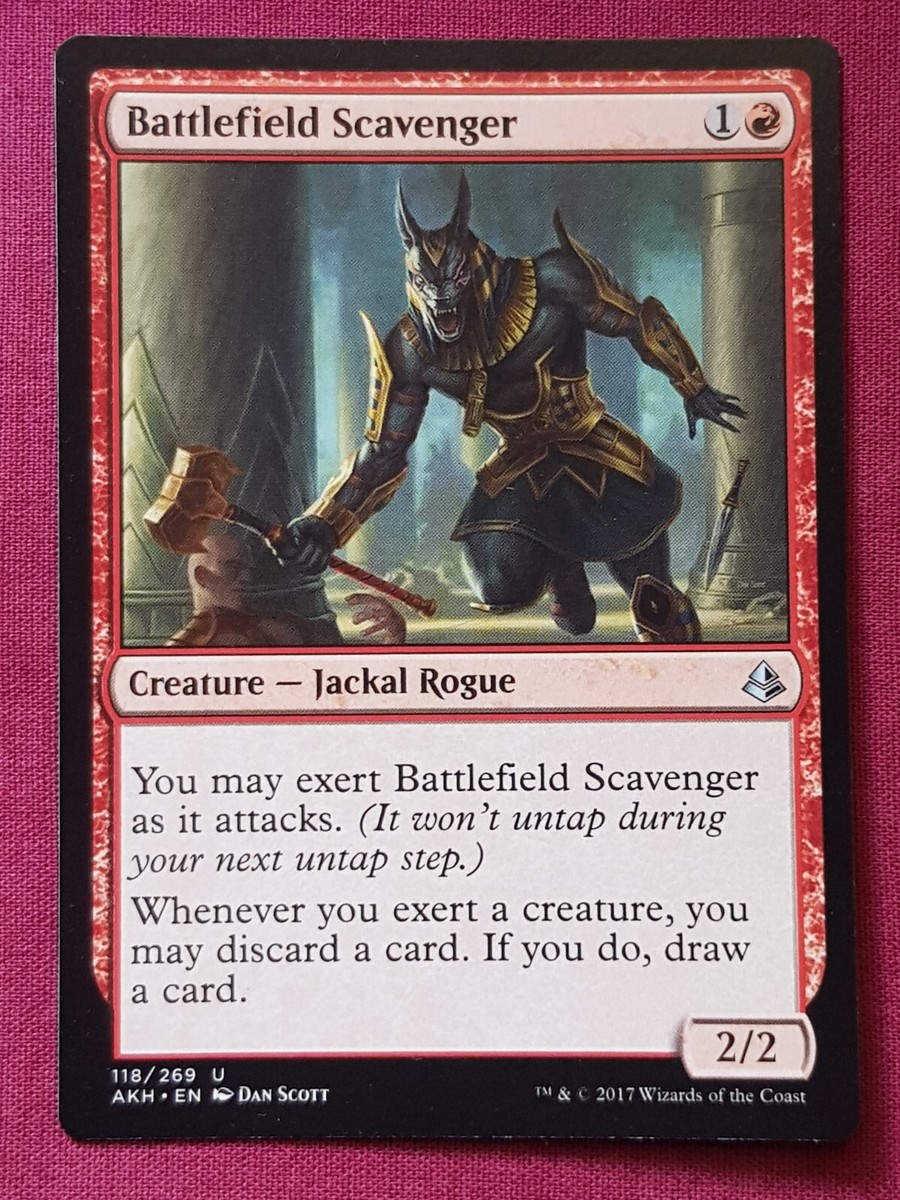 Magic The Gathering AMONKHET BATTLEFIELD SCAVENGER red card MTG | eBay  Australia