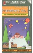 FRAMELINERS VOL. 1 Borders Frames Graphics Tags Provo Craft HugWare CD 16