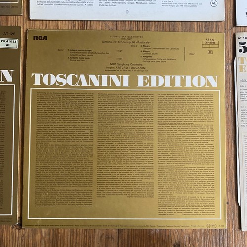 TOSCANINI HAYDN SCHUBERT DEBUSSY BEETHOVEN 9x LP SCHALLPLATTE KLASSIK SAMMLUNG - Picture 18 of 23