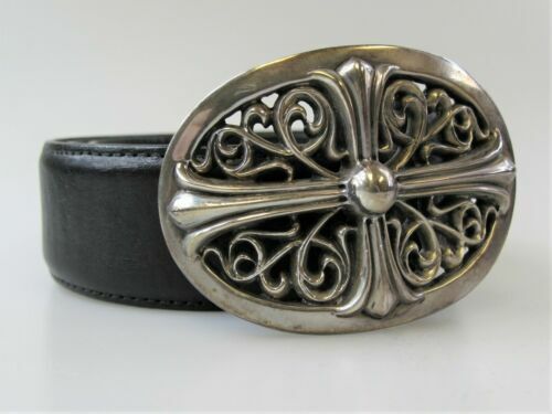 Chrome Hearts Wave Cross Ball Button Leather Wallet Black Chrome Hearts Wave Cross Ball Button Leather Wallet Black