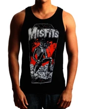 MISFITS SINGER Heavy Metal Band Black Tank Top