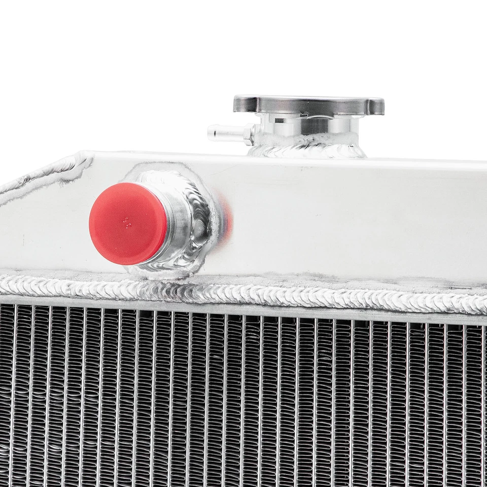 4Row Aluminum Radiator For 1949-1952,51 Studebaker Pickup 2R5 2R6 2R10 2R11 MT Foto 4 de 4