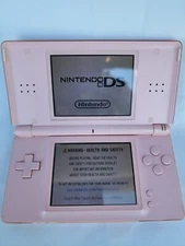 Nintendo DS Lite Coral Pink Console System  *AS-IS, PARTS, REPAIR* 