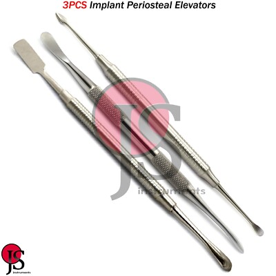 Sinus Lift Periosteal Elevator Buser Molt 9 Prichard Dental Implant Surgery 3PCS