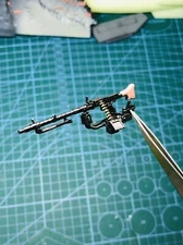 Custom kit 1:18 MG34 w/ mounting bracket for 21st century toys Tigter Panther IV