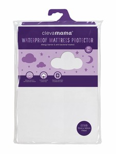 clevamama waterproof mattress protector cot bed