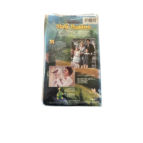 Mary Poppins Walt Disney VHS Clamshell Movie Video - Picture 3 of 3