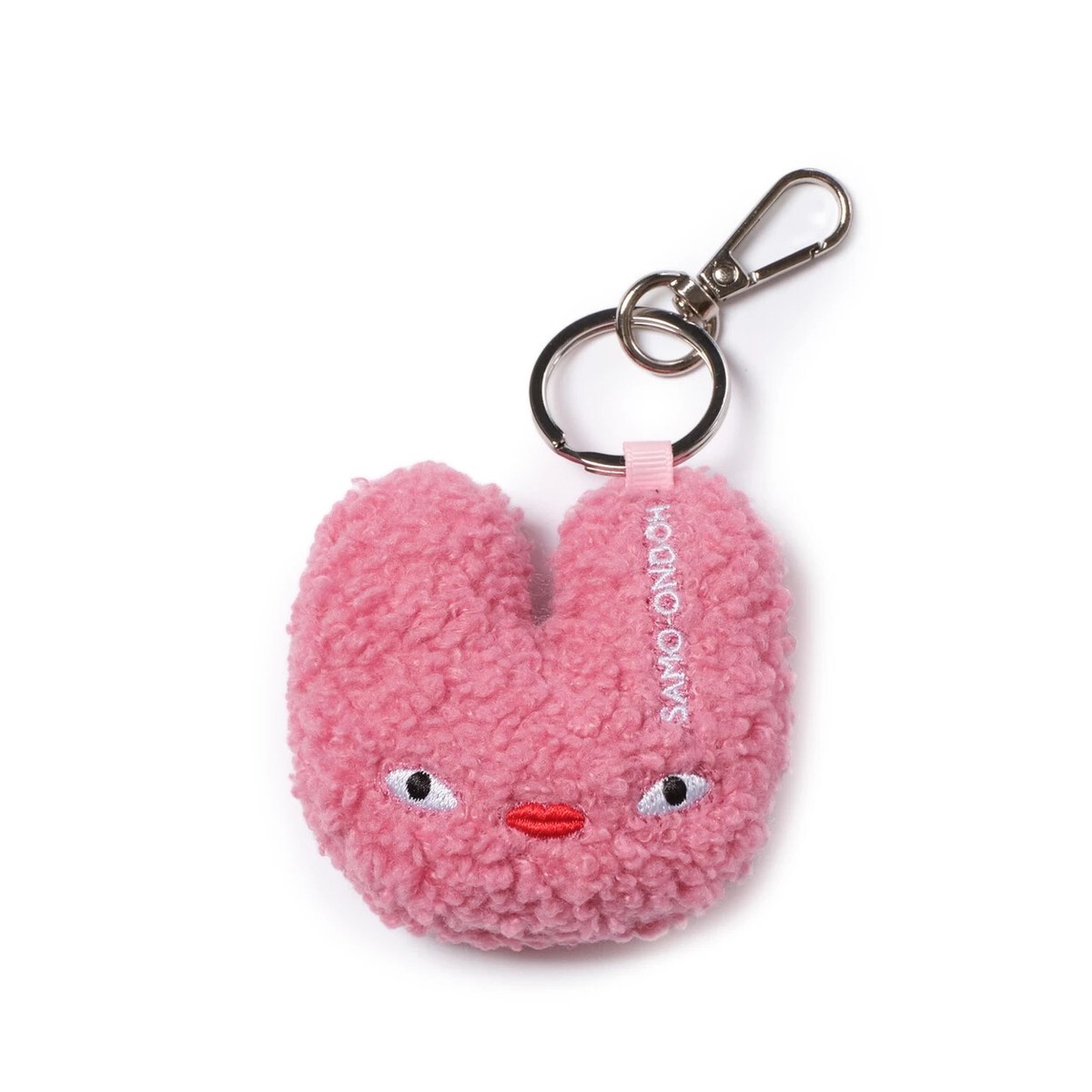 SAMO ONDOH Tokiyom Keychain Eco Shearling, Pink (100% Authentic