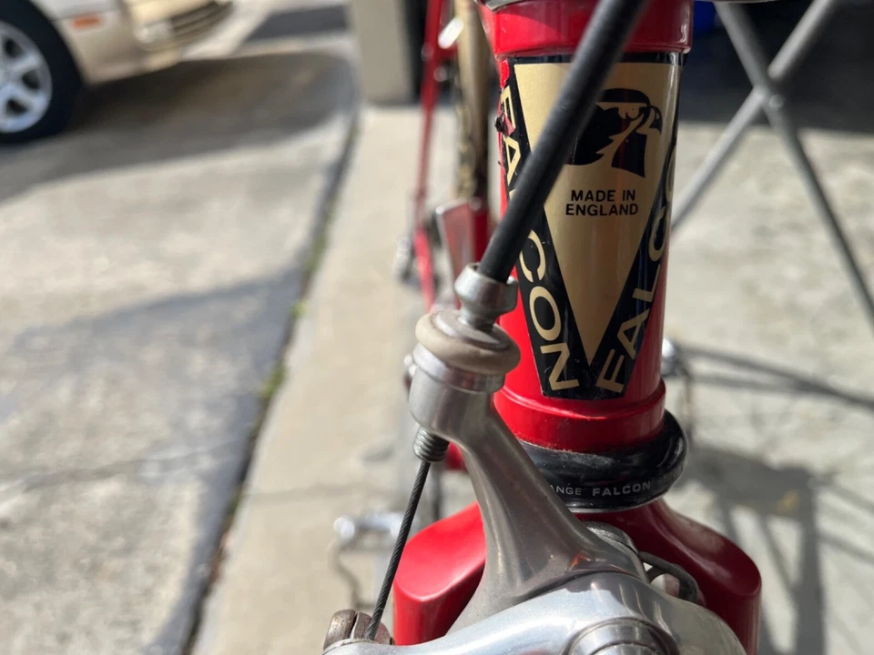 Bicicleta vintage hecha a mano 1985, hecha en Inglaterra, Falcon. Foto 2 de 4