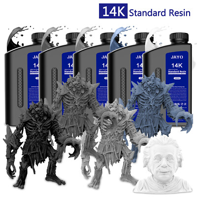 JAYO 1KG 405nm UV Resin 14K High Precision Standard LCD 3D Printer Matte Surface