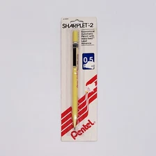Vintage Japan Pentel 0.5MM A125 Sharplet-2 Mechanical Pencil Yellow - New Rare