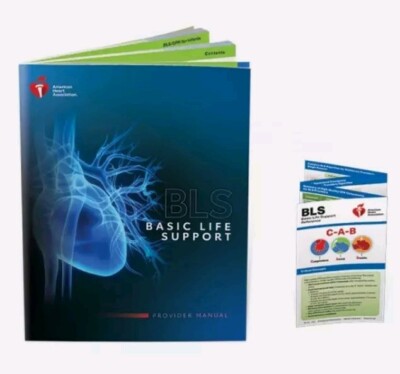 Basic Life Support Provider Manual by American Heart Association (2020, Trade...
