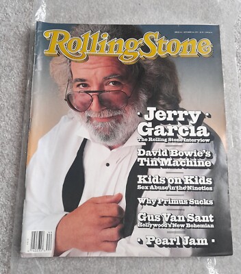 Rolling Stone issue 616 Oct 1991 Jerry Garcia, Gus Van Sant, Tin Machine, Primus