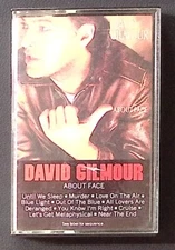 DAVID GILMOUR  ABOUT FACE  COLUMBIA RECORDS  CASSETTE TAPE  3778