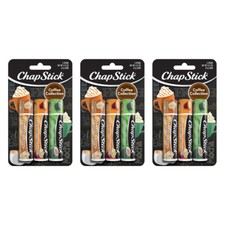 CHAPSTICK COFFEE COLLECTION LIP BALM 3/pack (3 PACK) -FREE SHIPPING-