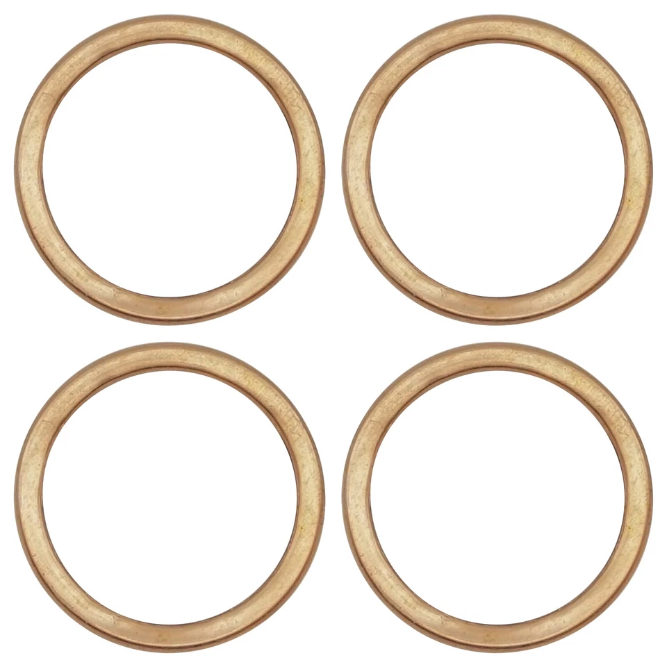 4-Pack Exhaust Pipe Gaskets for Kawasaki ZG1200 Voyager XII1987-2003 - Image 3 of 4