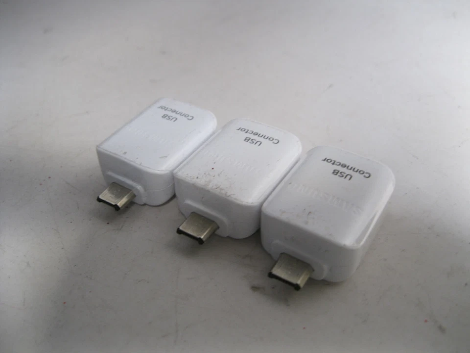  SAMSUNG USB MICRO & USB -Conector OTG, PARA S8,S9,NOTE8, MOTO Z 3 PIEZAS Foto 3 de 4