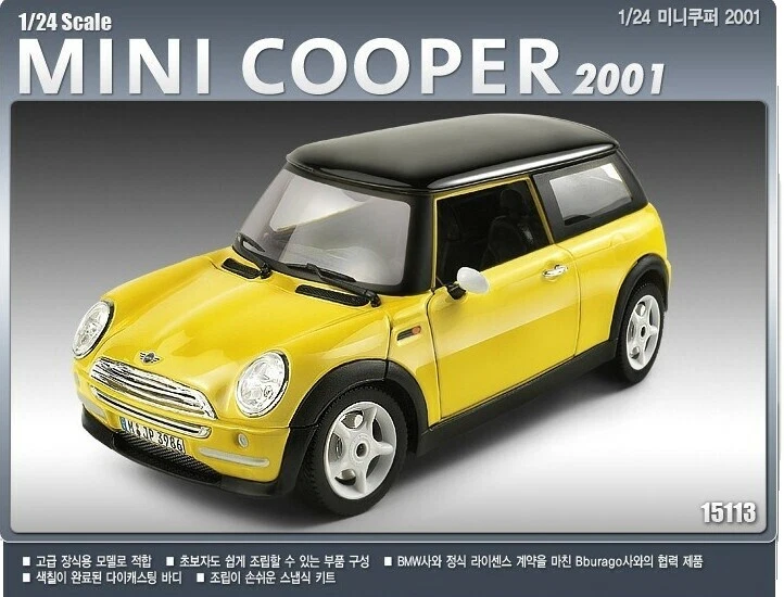 Mini Cooper 1:24 vehículos diecast y de juguete