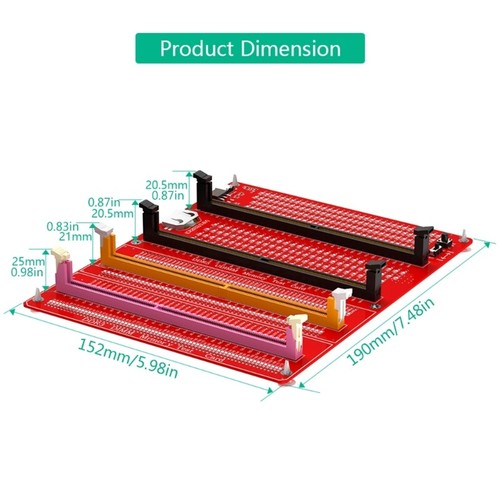 Multi Function DDR3 DDR4 DDR5 RDIMM/UDIMM Memory Card Tester for PC Computer - Picture 8 of 8