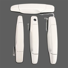 For Olympic White Door Handles 2007-2013 Chevy Silverado GMC Sierra
