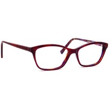 Jean Lafont Eyeglasses Oceane 621 Red Semi Butterfly Frame France 51 15 138