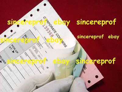 Death Row Records Original Blank Invoices w/Carbons Vintage Suge Knight Tupac - Image 1 of 4