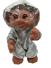 Vintage 1977 Norfin Thomas Dam Troll 9" Astronaut Astronorf Silver Denmark Gray 