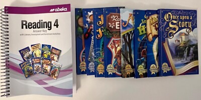 A Beka Reading Program 4TH GRADE Lot of 9 books ABEKA READING English ...