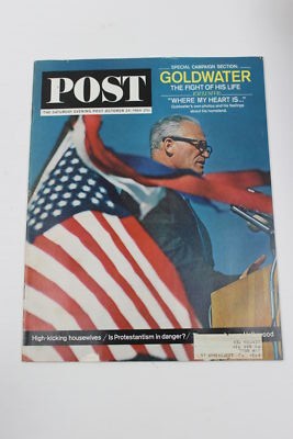 The Saturday Evening Post October 24 1964 Former Senator Barry Goldwater Cover