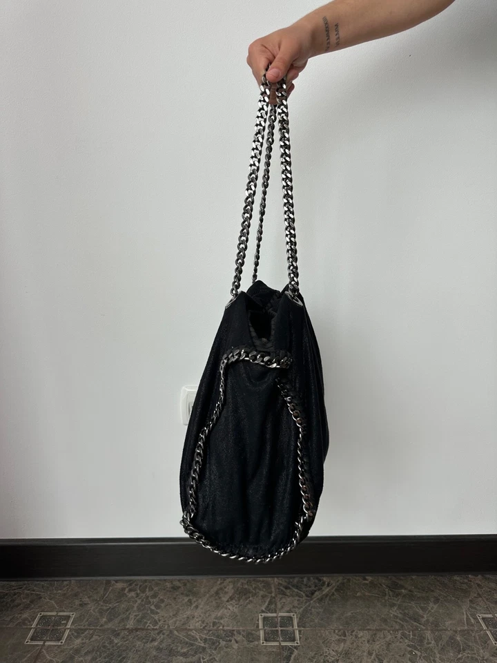 Bolso de hombro Stella McCartney Falabela negro para mujer Foto 2 de 4