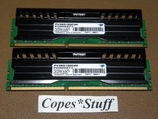 Patriot Viper PV38G160C9K DDR3 PC3-12800u LOT 2 x 8GB  16GB Memory