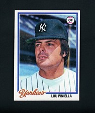 Lou Piniella 1978 Topps - NY Yankees #159 NM+
