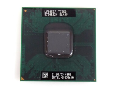 Intel Core 2 Duo T7250 2.0GHz 2C/2T Socket 478 TRAY CPU Prozessor LF80537GG0412M