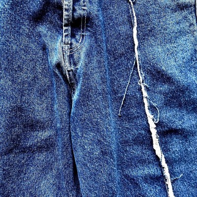 Vintage Kikwear Jeans Y2K Rave Buggy Pants Blue Denim hiphop W36 