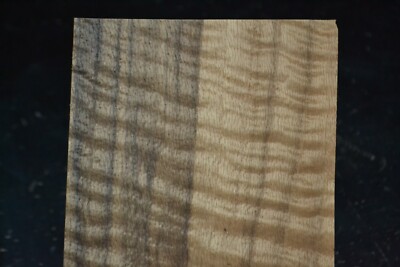 Fumed Curly Beech Raw Wood Veneer Sheet 7 x 27 inches 1/42nd thick    N5943-10