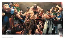 Street Fighter Limited Edition Art Print (only 995 made and numbered)
