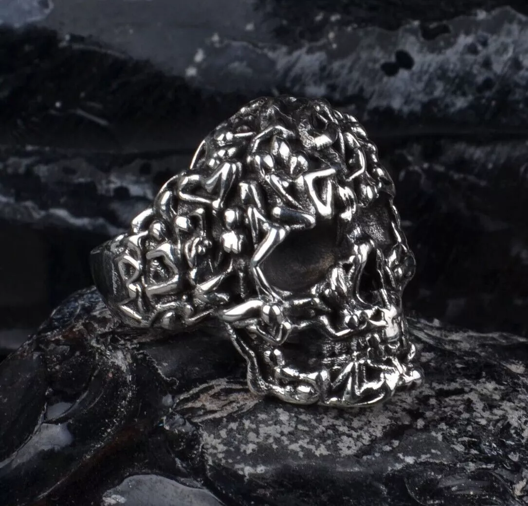 925 silver shop biker rings