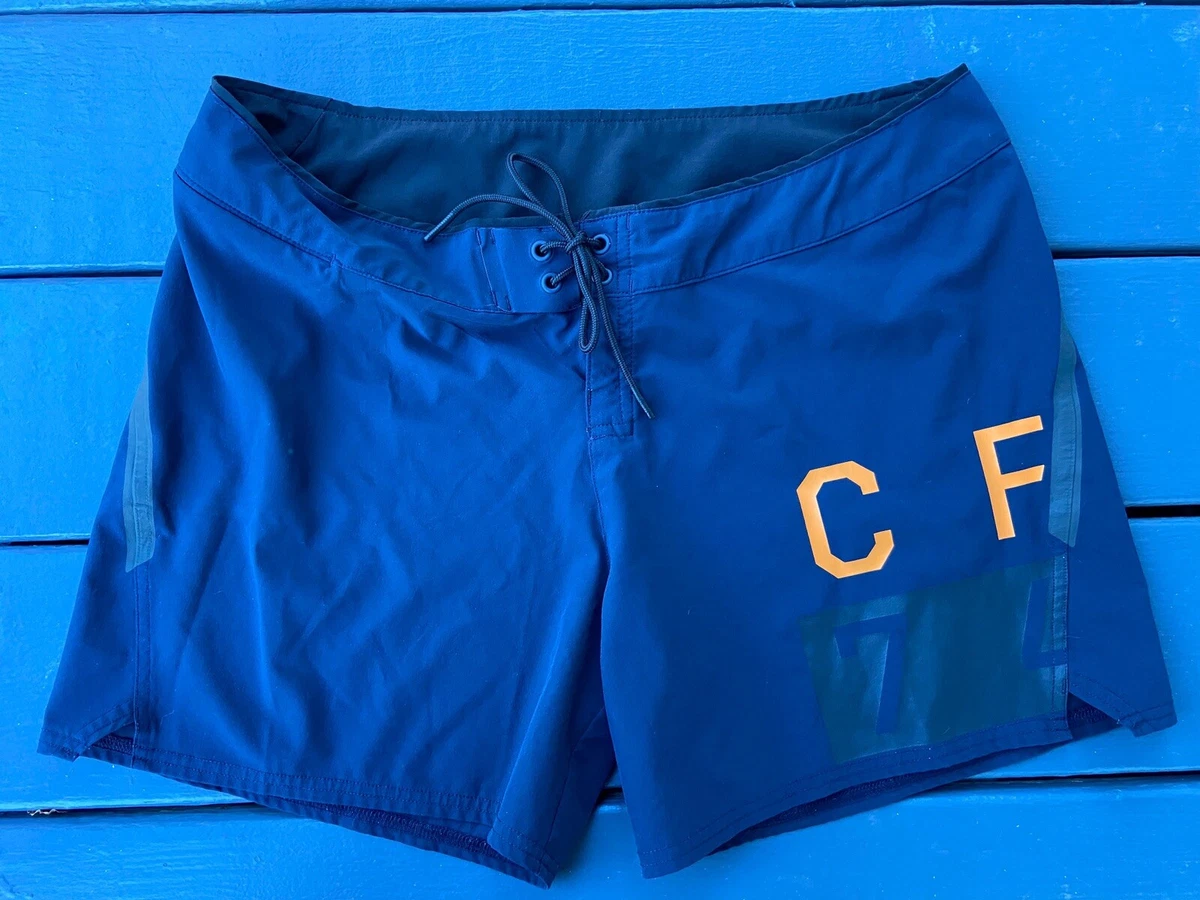 reebok crossfit 74 shorts womens size 32 navy blue excellent eBay