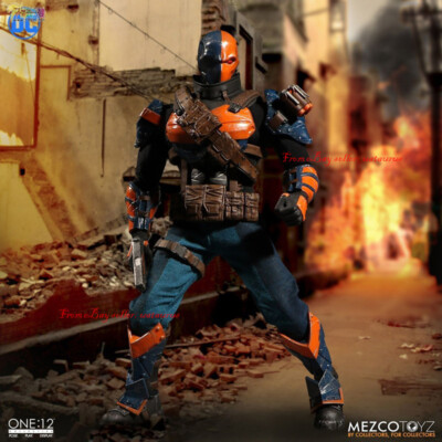 mezco バットマン デスストローク Mezco toyz 1/12 Dc Comics Deathstroke Action Figure In Stock New