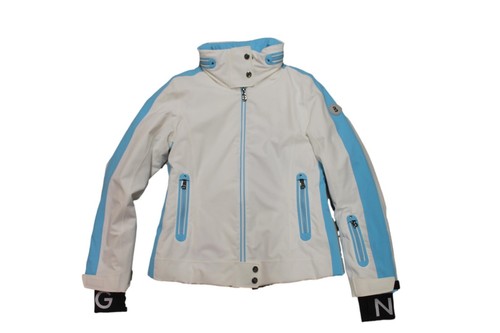 Bogner TRACY T Damen Ski Jacke Weiß Blau Größe 36 S Neu - Bild 2 von 10