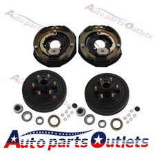 Electric Brakes 12x2 6 On 5.5 Trailer Hub Drum Kit For Lbs Axle 5200-6000