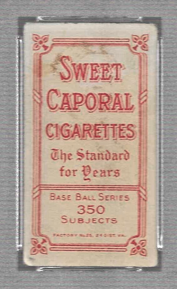 1909 T206 SWEET CAPORAL 350 TOBACCO BASEBALL CARD PSA 4 MOOSE GRIMSHAW TORONTO view 5