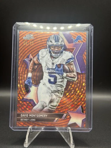 2025 Topps Cosmic Chrome David Montgomery Base (RAW)