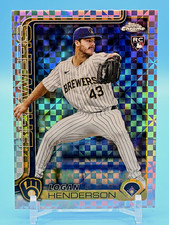 Topps Chrome Update Series 2025 Logan Henderson X-Fractor RC #USC65 Brewers