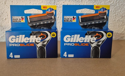 2x 4er Pack Gillette Fusion PROGLIDE Rasierklingen -8 Rasierklingen