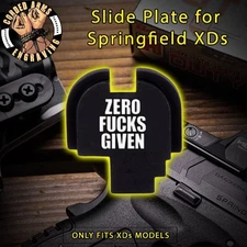 Zero F's Given - Rear Slide Plate for Springfield XD-S