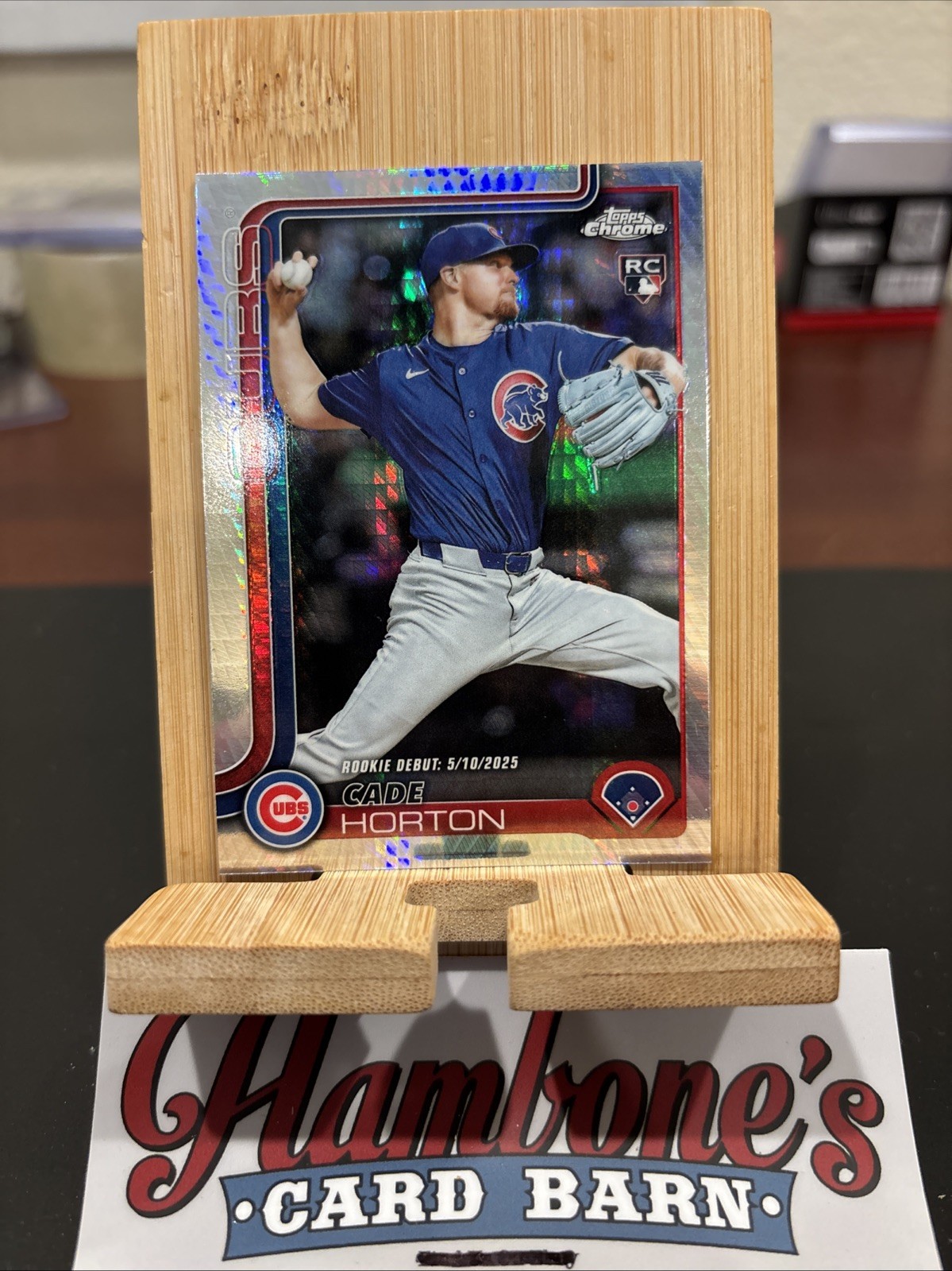 2025 Topps Chrome Update Cade Horton RC Prism Refractor Rookie #USC102 Cubs