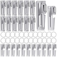 24x P-38/P-51 Military Stainless Steel Portable Can Openers for Travel, Camp