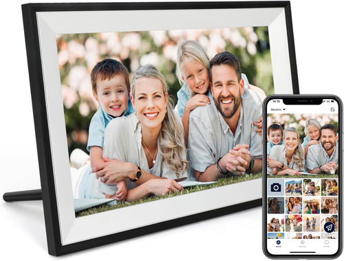 Digital Picture Frame 10.1 Inch Wifi Digital Photo Frame IPS HD Touch Screen Sma - Picture 1 of 12