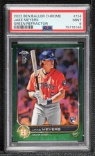 2022 Chrome Ben Baller Edition Green Refractor 32/99 Jake Meyers PSA 9 MINT 14dq